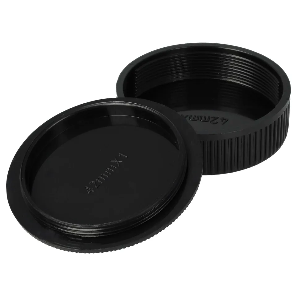 vhbw Copriobiettivo per Leica M42 plastica nero