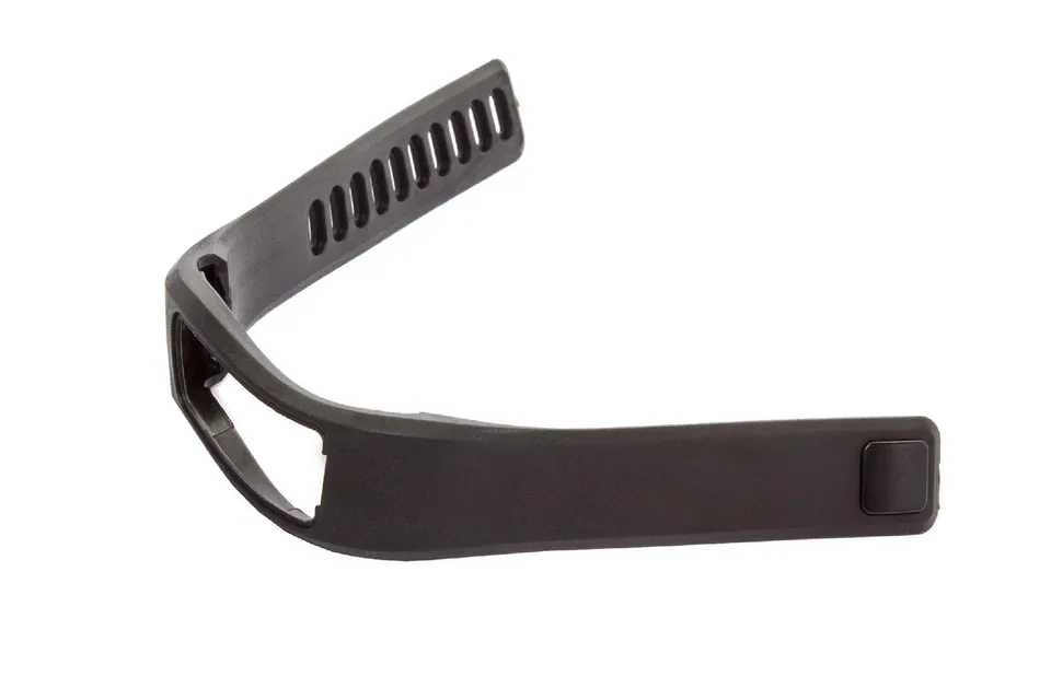 vhbw Cinturino TPE L per Garmin Vivofit Nero 23 cm
