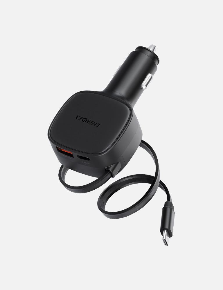 Energea ArcDrive 84 caricatore auto 84W gunmetal 3 porte