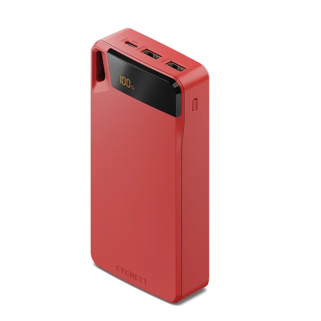 Cygnett ChargeUp Boost Power Bank 20000mAh 15W Rosso