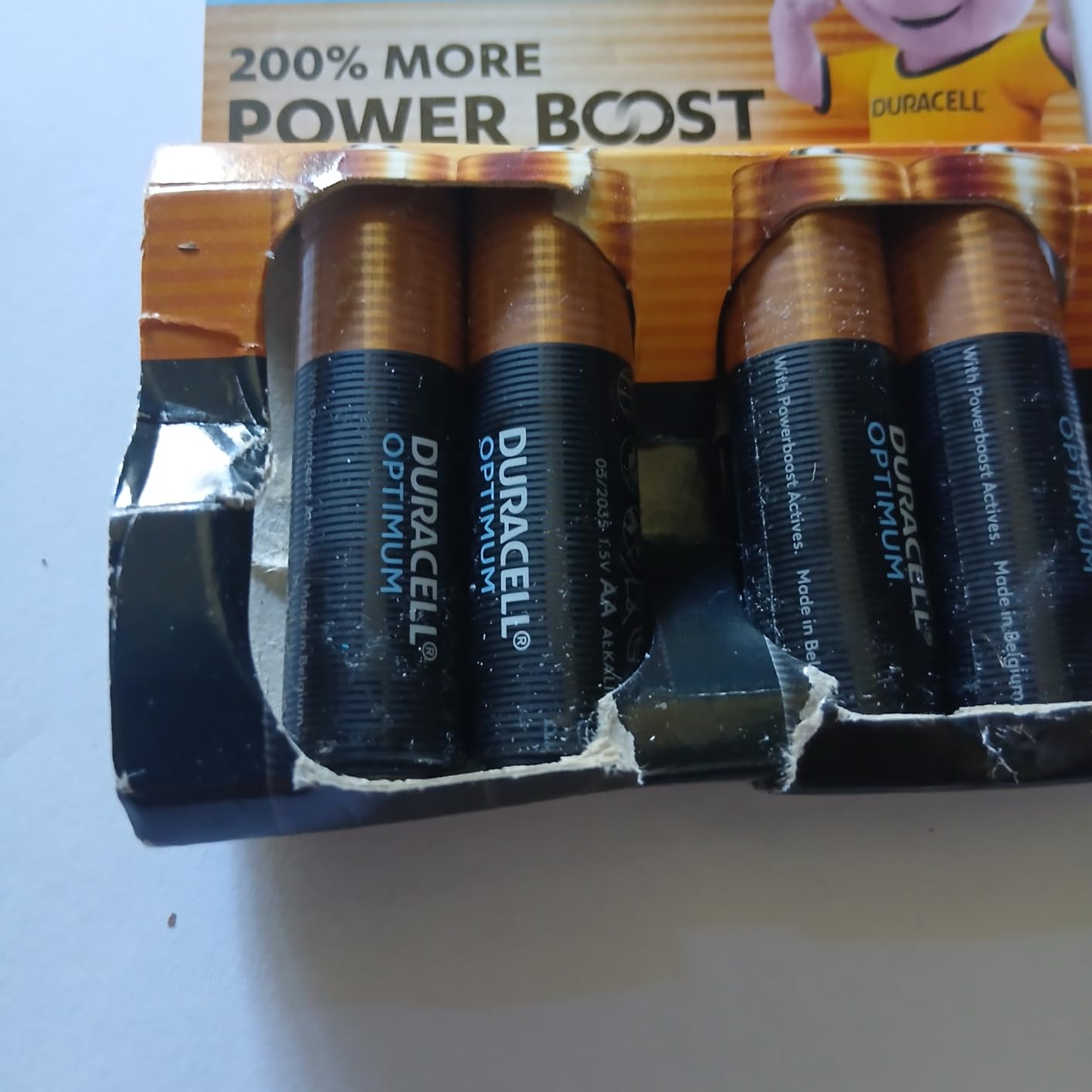 Duracell Optimum Batterie Alcaline AA Confezione da 4