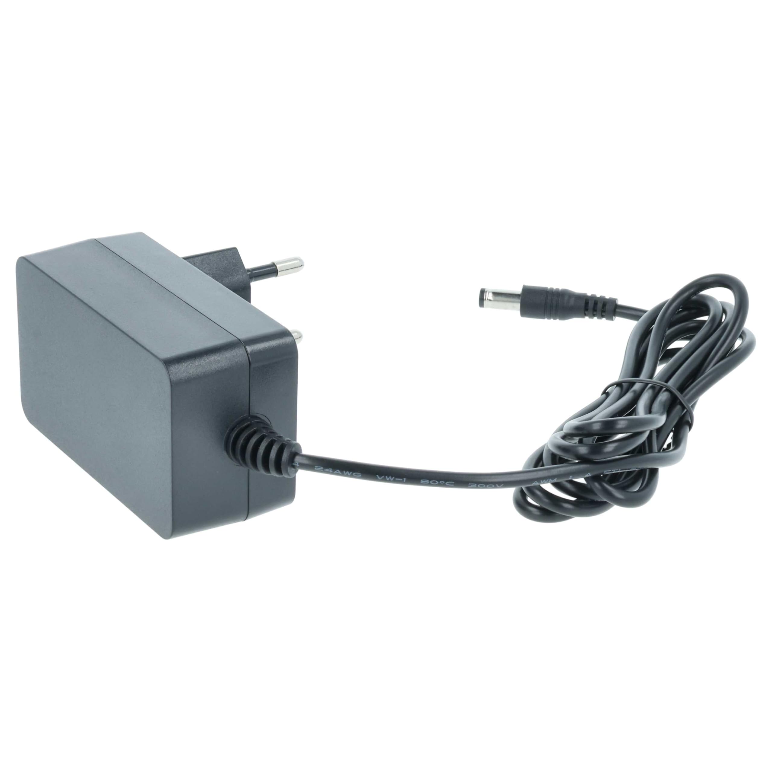 vhbw Alimentatore 18V 1A per Logitech UE Smart Squeezebox nero