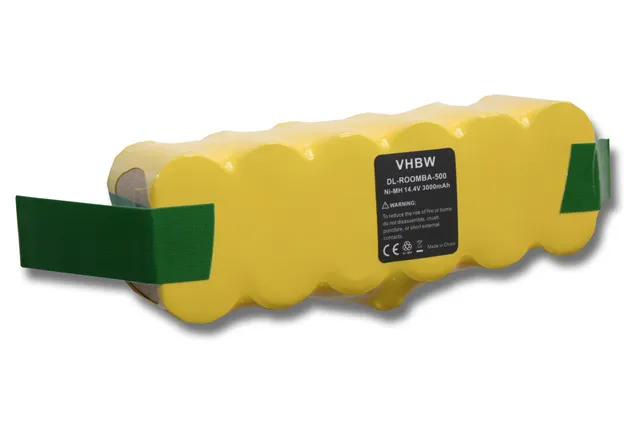 vhbw Batteria Roomba 500 aspirapolvere 3000 mAh NiMH