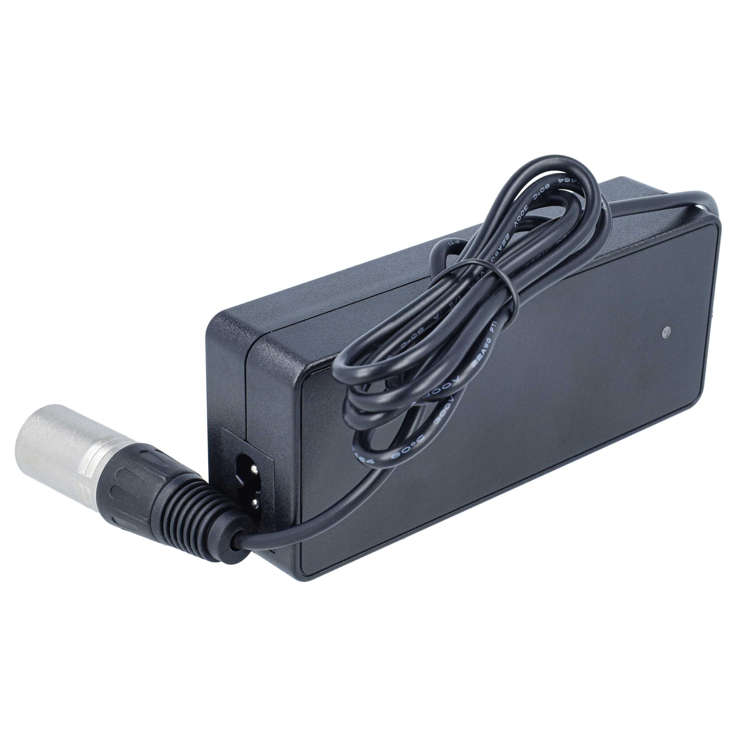 vhbw Caricabatterie per Ebike 36V Li-Ion 100W 42V