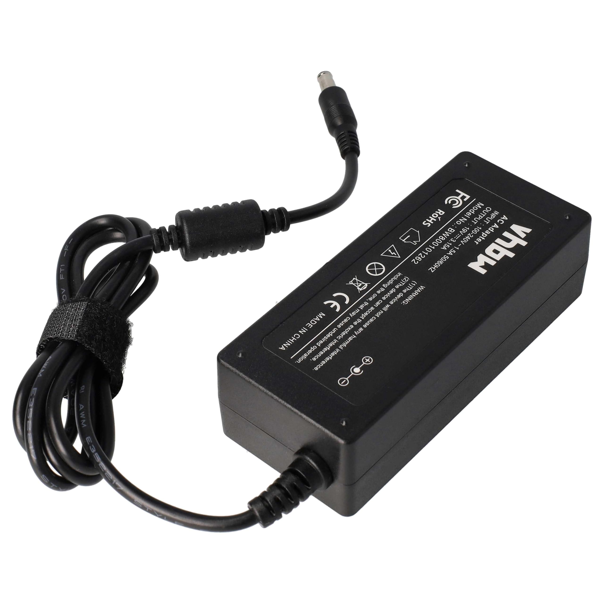 vhbw alimentatore notebook per Samsung N150 60W 19V nero