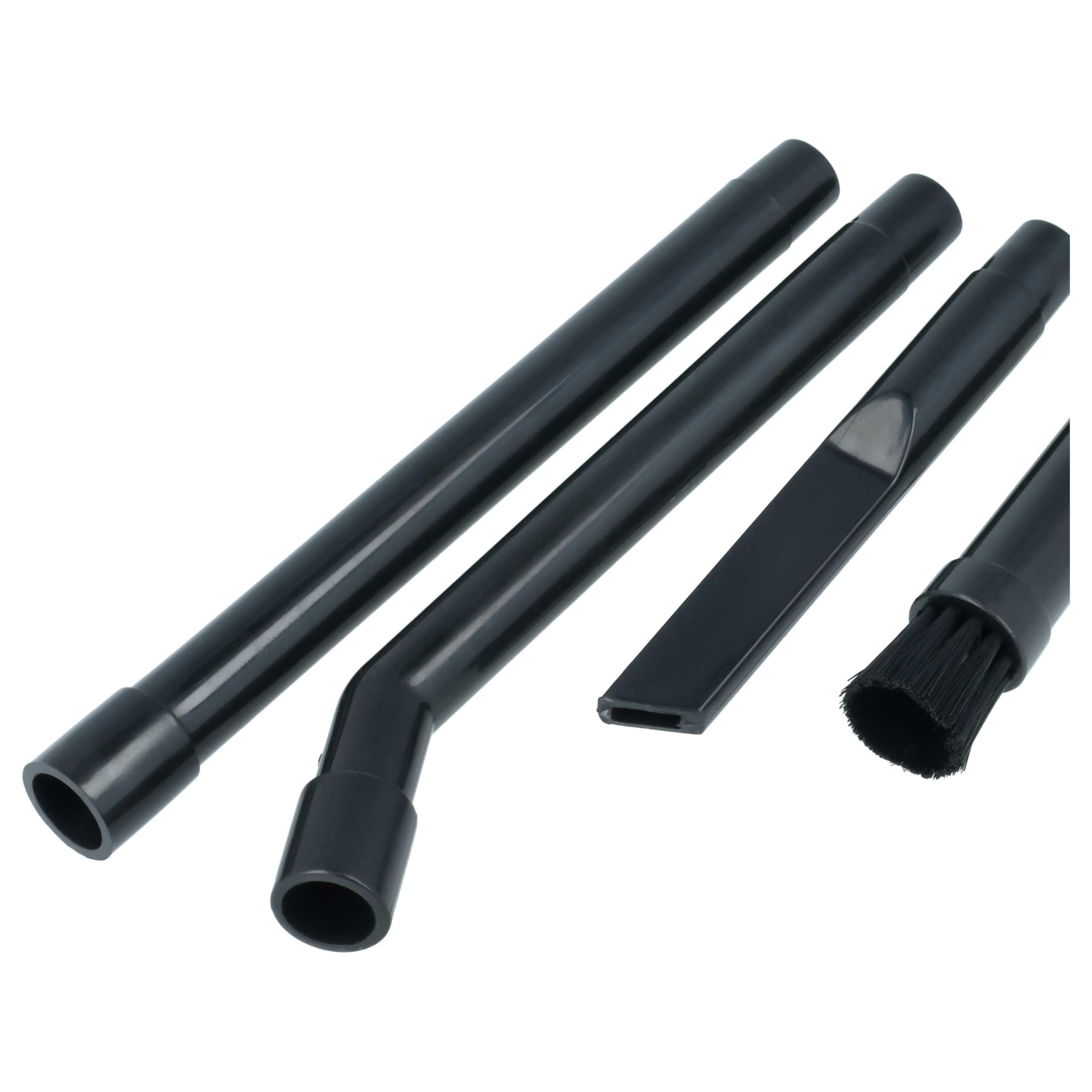 vhbw Set Universale 8 Pezzi Accessori Aspirapolvere 32mm Nero