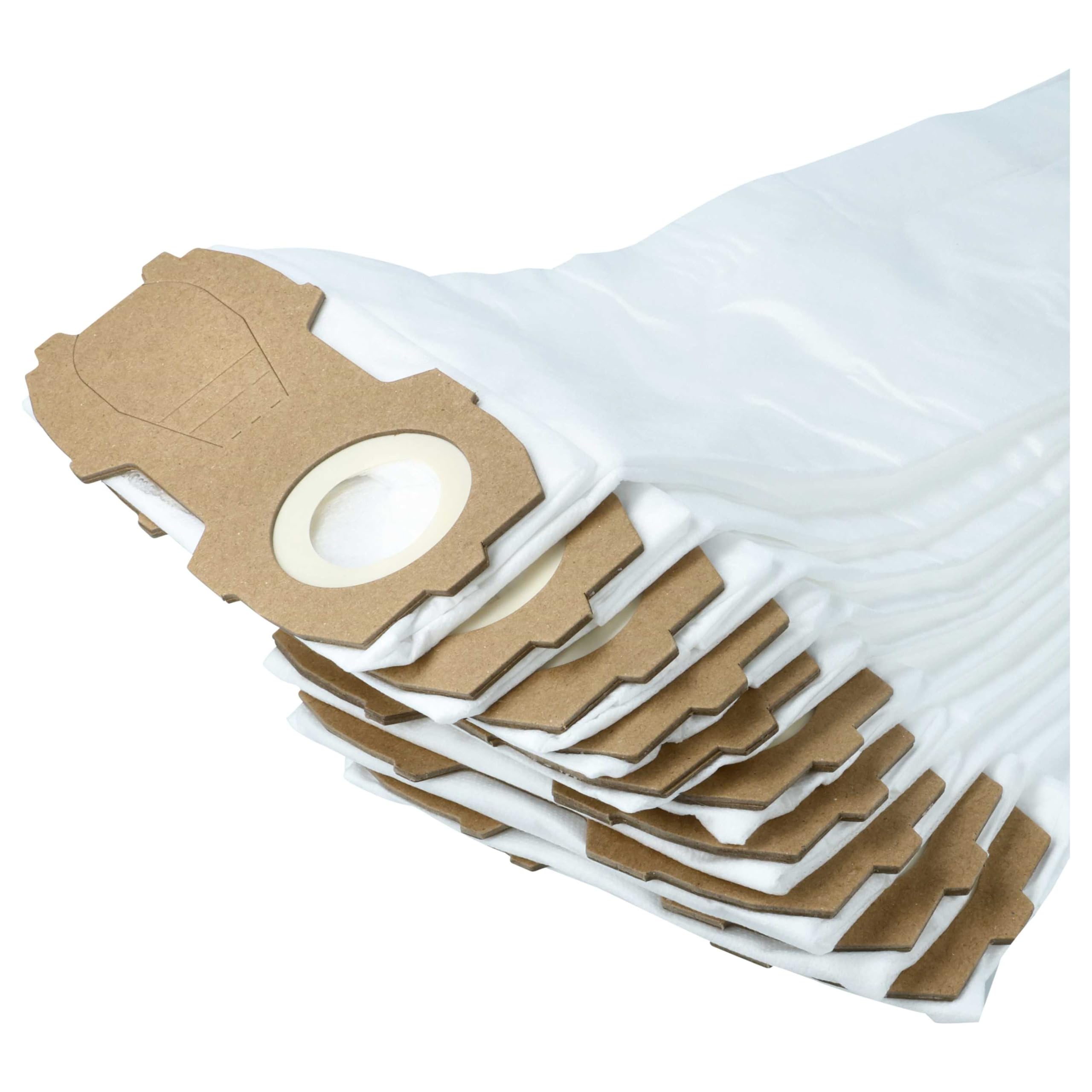 vhbw Set 10 sacchetti per Vorwerk Folletto VK 119 120 microfibra