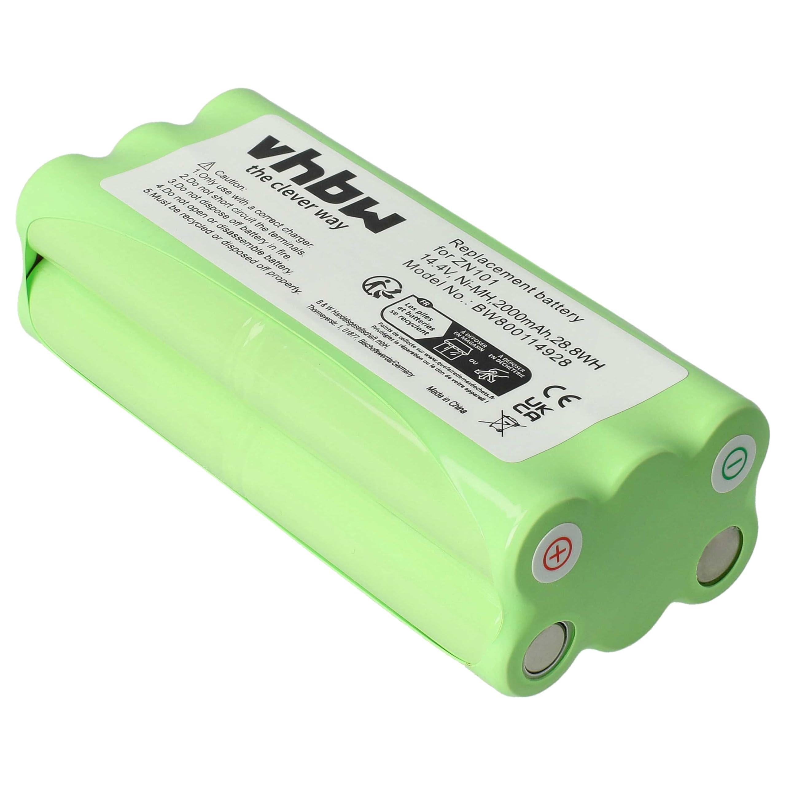 vhbw Batteria per Dirt Devil M606 Libero 2000mAh NiMH