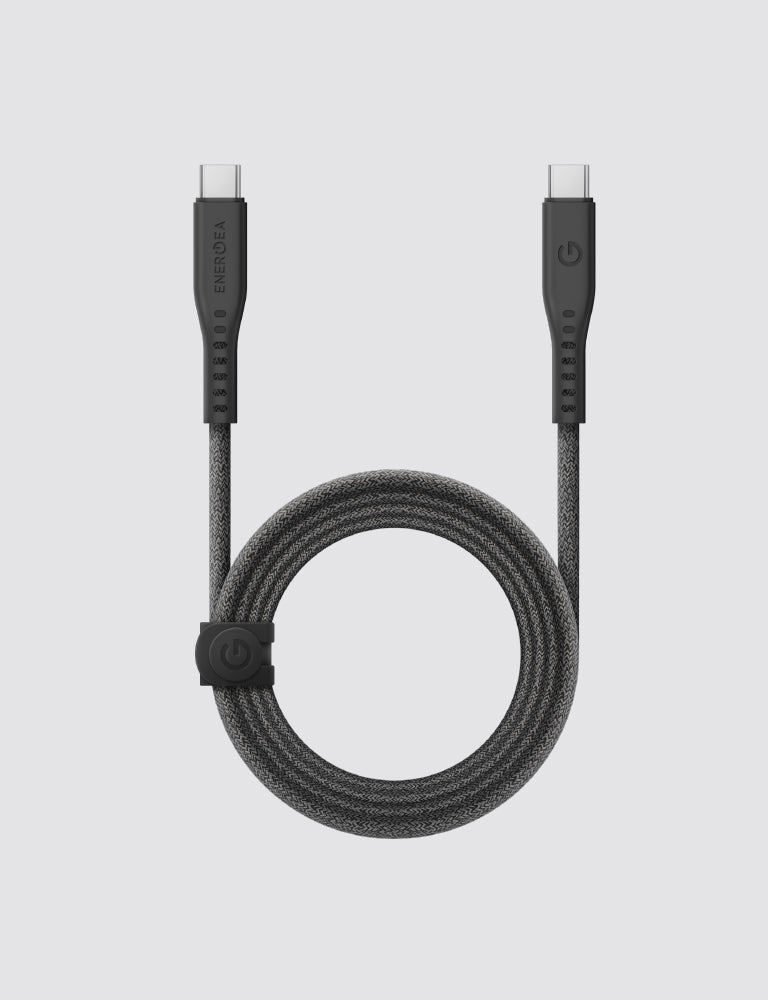 Energea Flow USB-C to USB-C 300CM cavo Nero intrecciato