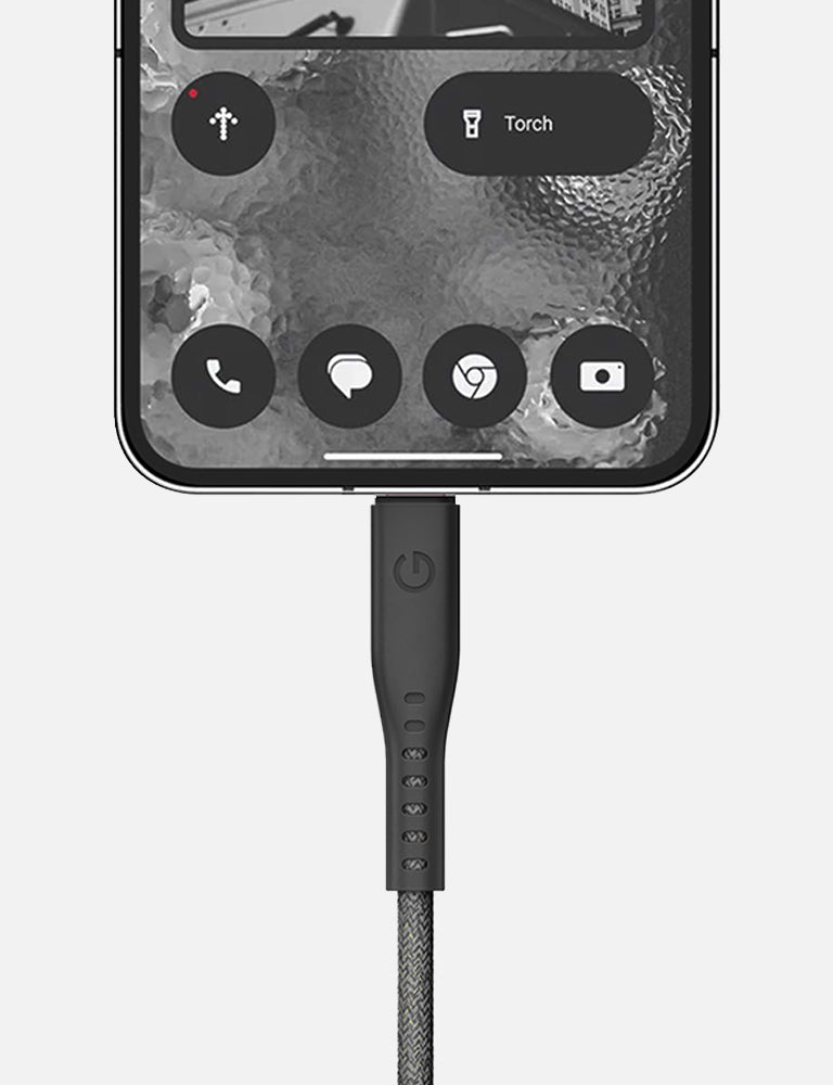 Energea Flow cavo USB-C USB-C 1,5 m Nero