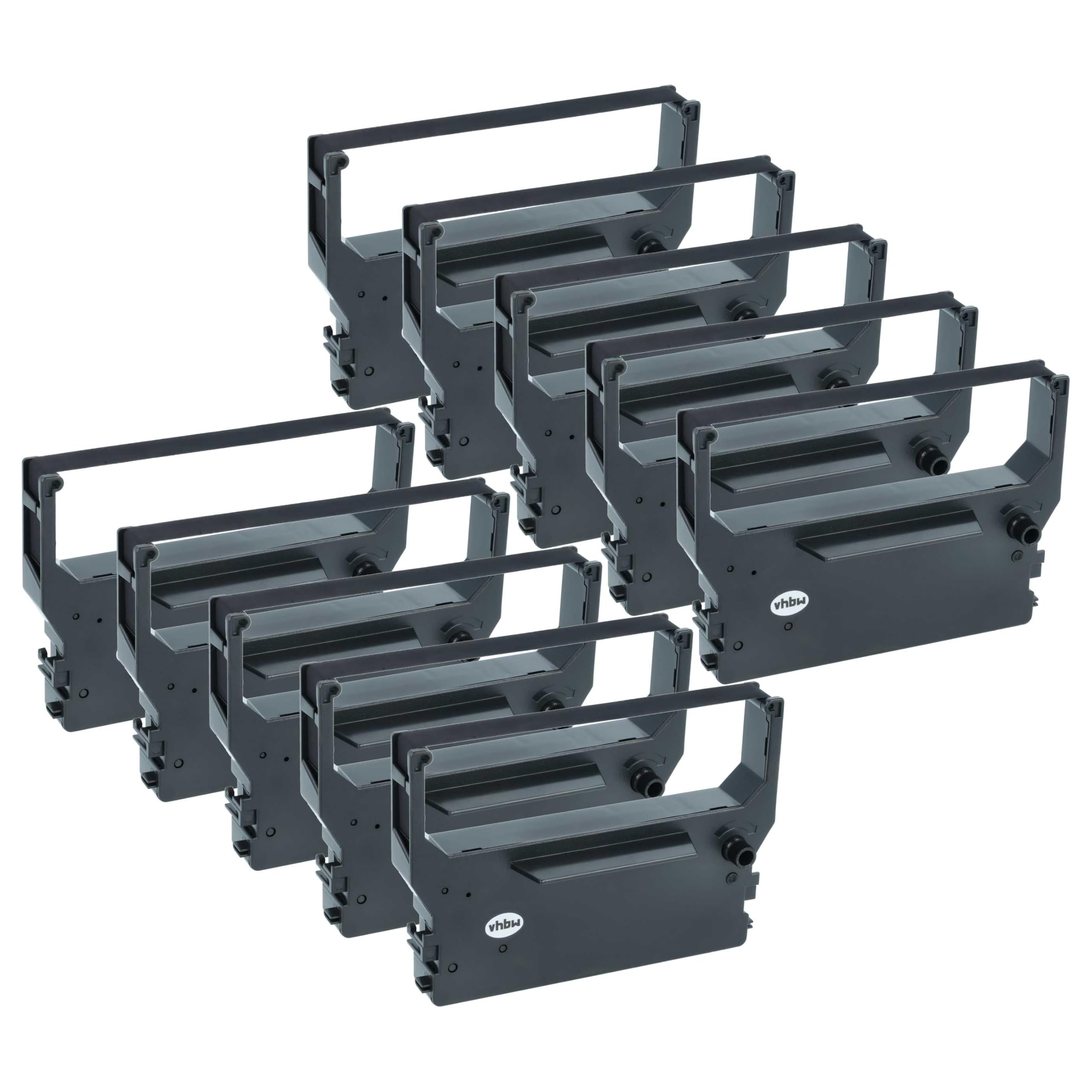 vhbw Nastro inchiostrato SP312 nero 10pz nylon