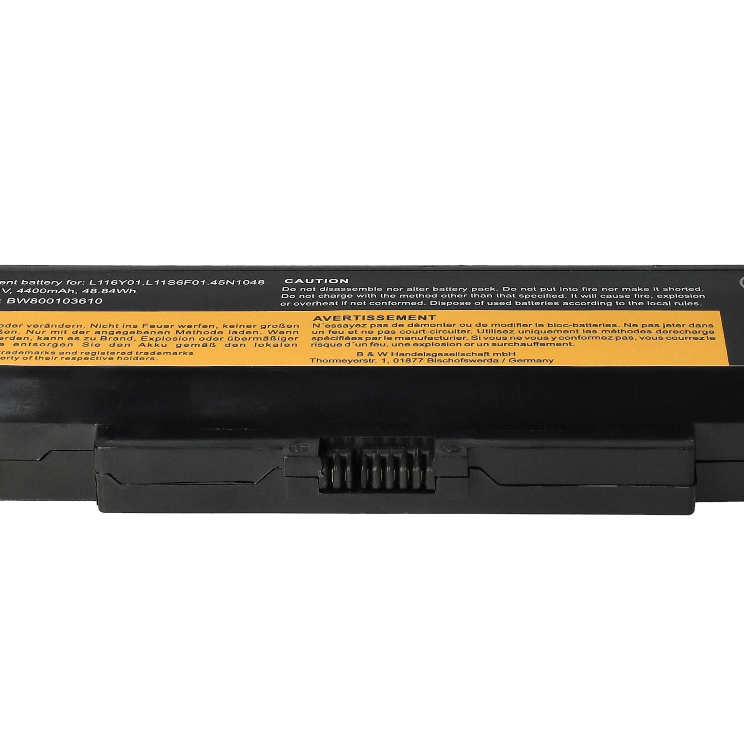 vhbw Batteria Lenovo G505 G580 G700 notebook 4400mAh 11,1V