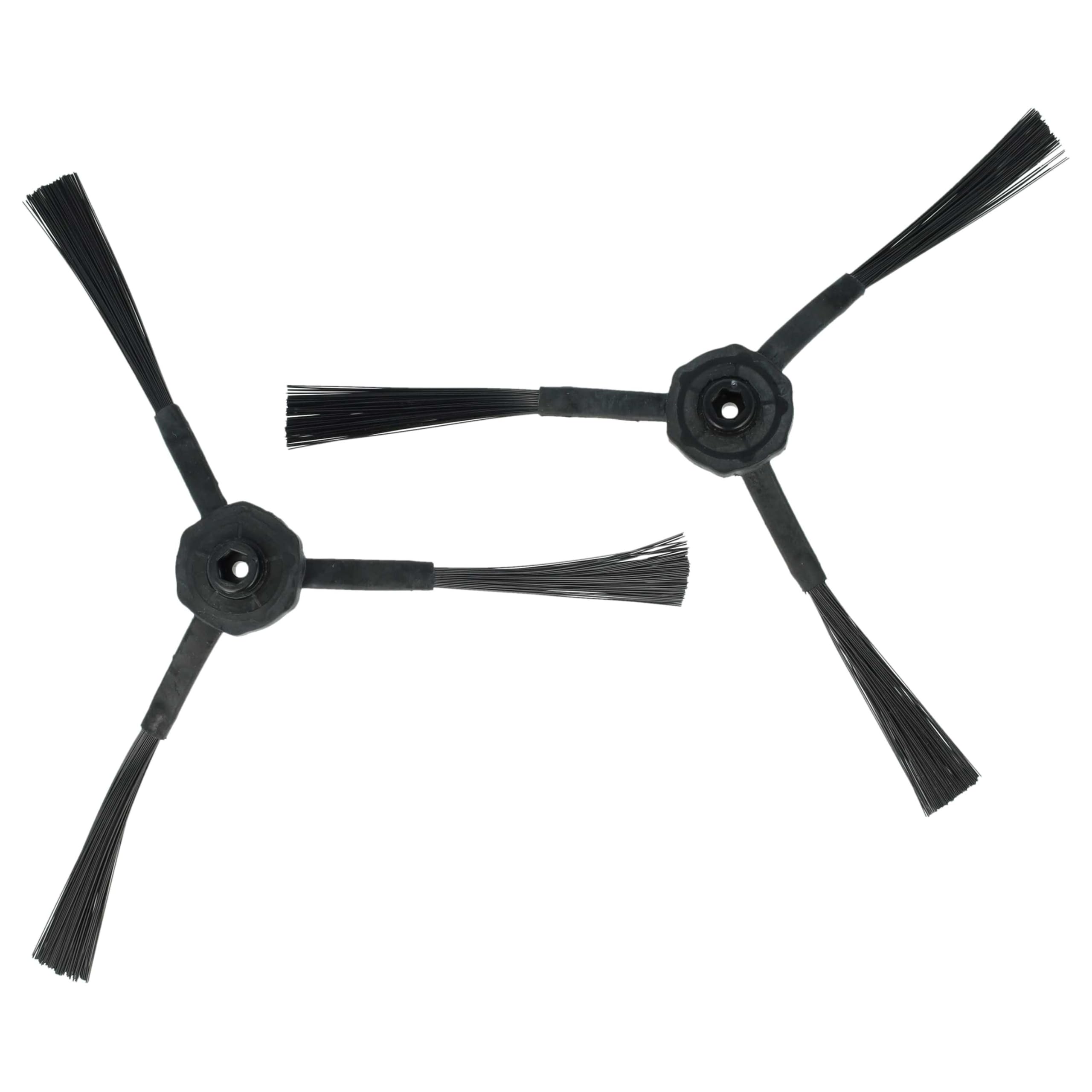 vhbw spazzola laterale nera 4x per Ariete Evolution 2.0