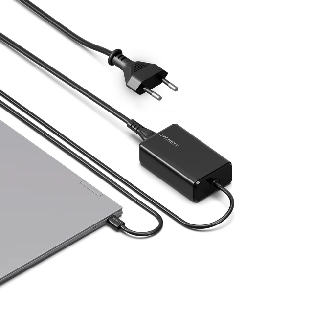Cygnett PowerMaxx Caricatore Laptop 65W GaN USB-C Nero
