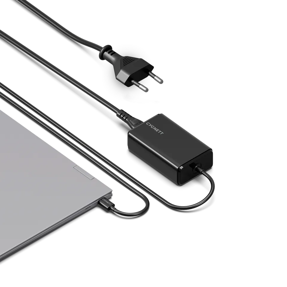 Cygnett PowerMaxx Caricatore Laptop 65W GaN USB-C Nero