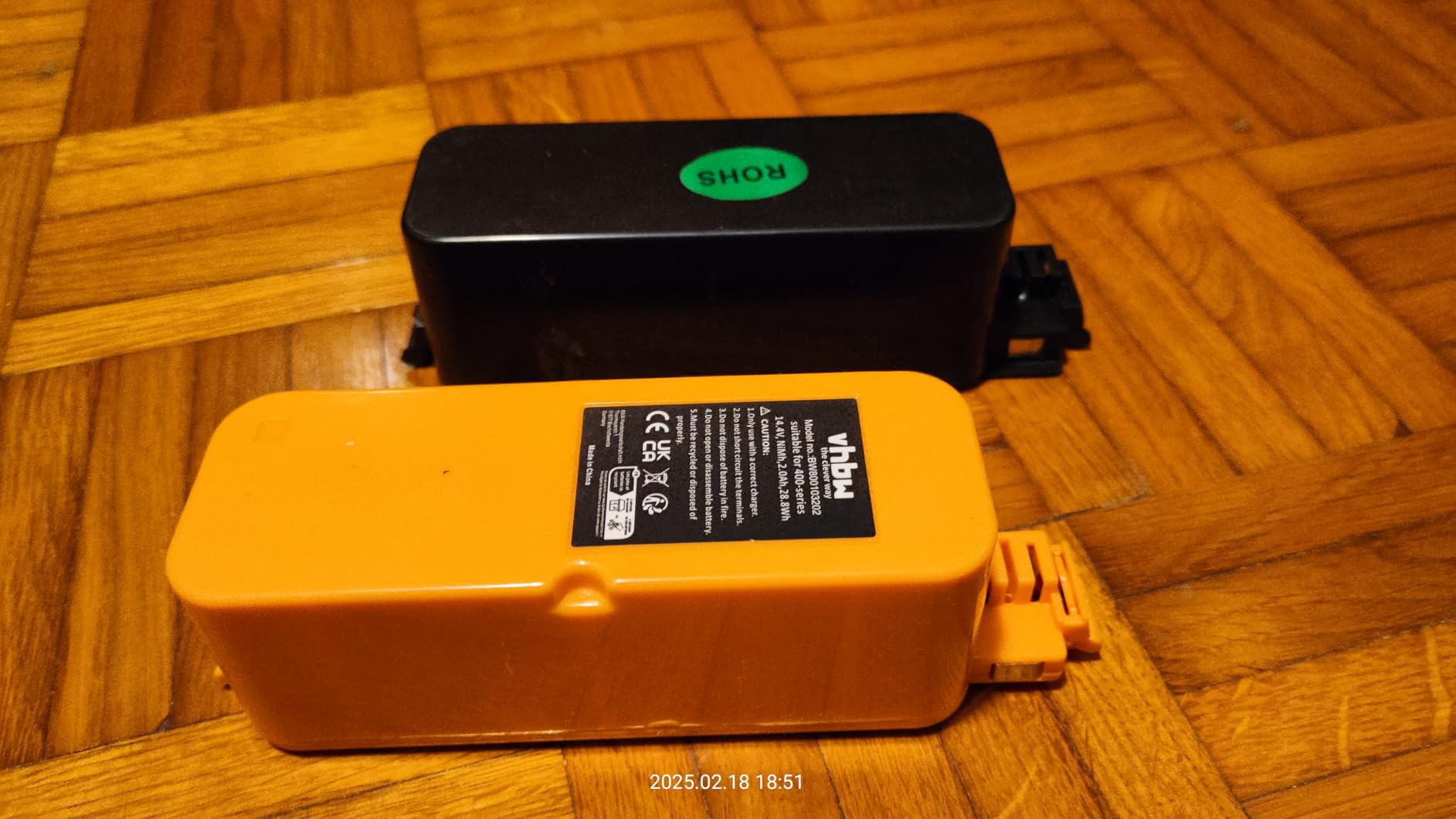 vhbw Batteria per Vileda M-488A 2000mAh NiMH