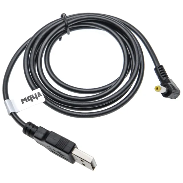 vhbw Cavo ricarica USB per Panasonic HC-V750 nero 120cm
