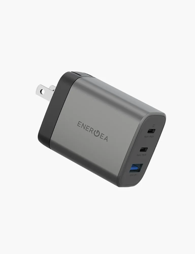 ENERGEA AmpCharge GaN65 US caricatore muro gunmetal 65W