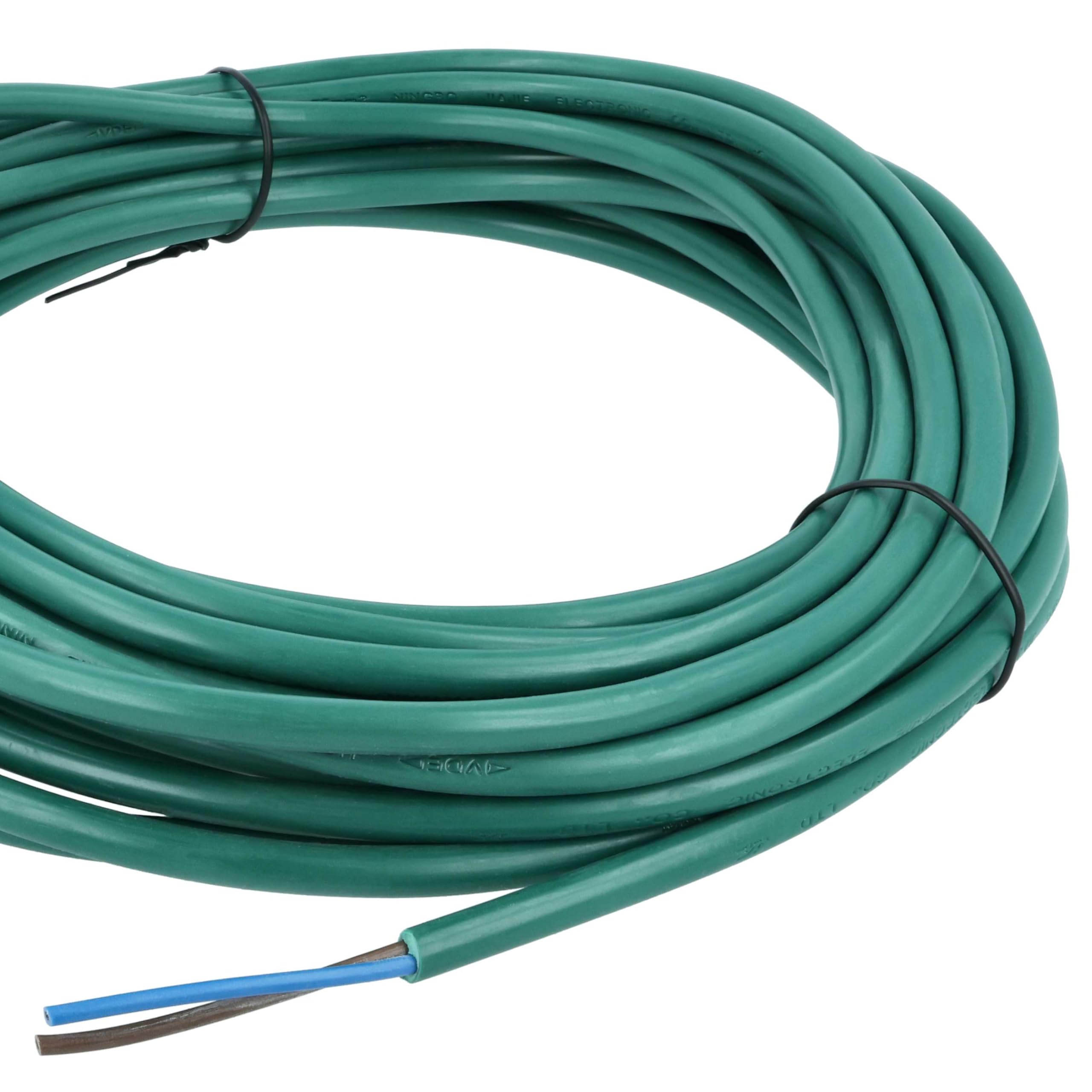 vhbw Cavo Aspirapolvere Vorwerk Folletto 136/140/150 10m Verde