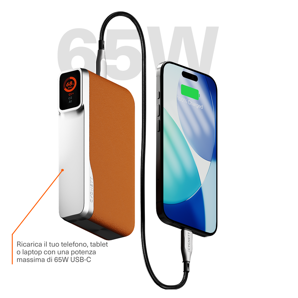 Cygnett Encore 20K Power Bank 20000mAh 65W Display