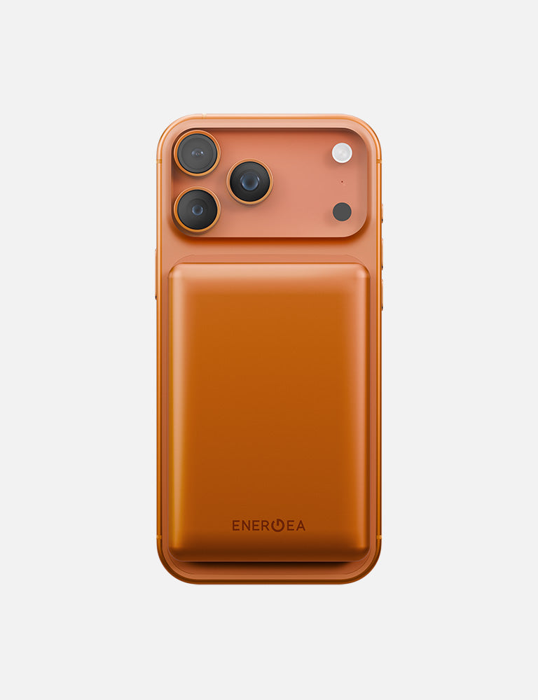 ENERGEA AluPac 10K power bank arancione magnetico