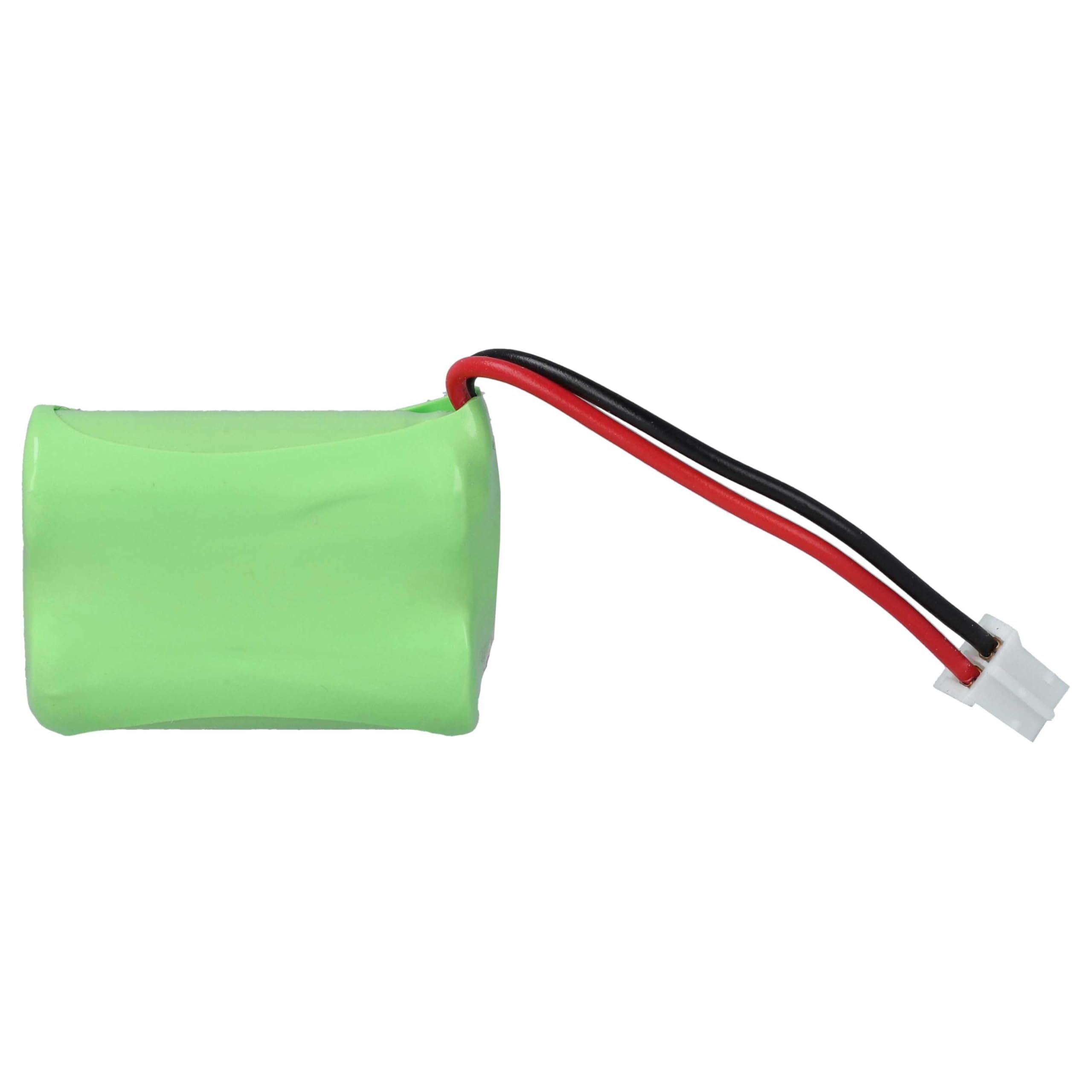 vhbw Batteria cordless per Audioline DECT 7500 400mAh 1x NiMH