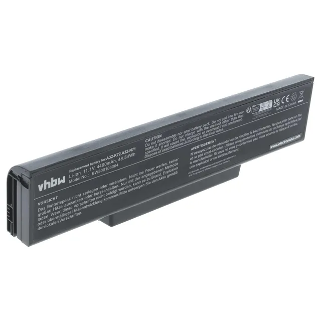 vhbw batteria notebook Asus X72 A32-K72 4400mAh