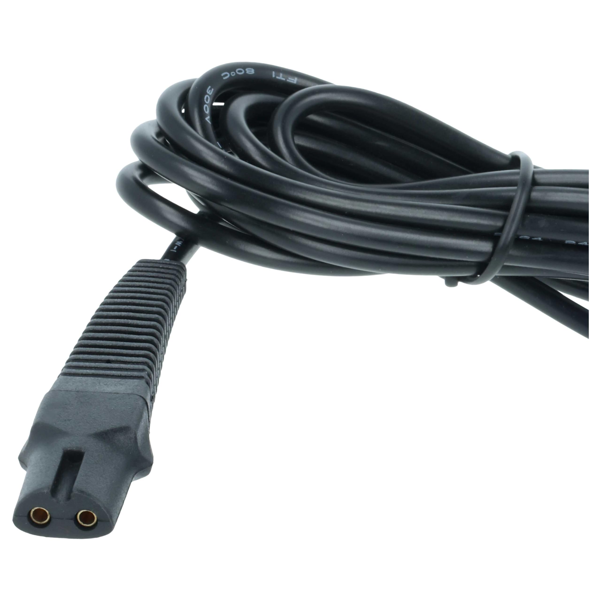 vhbw Alimentatore Rasoio 12V per Braun Series 3 Cavo 140cm
