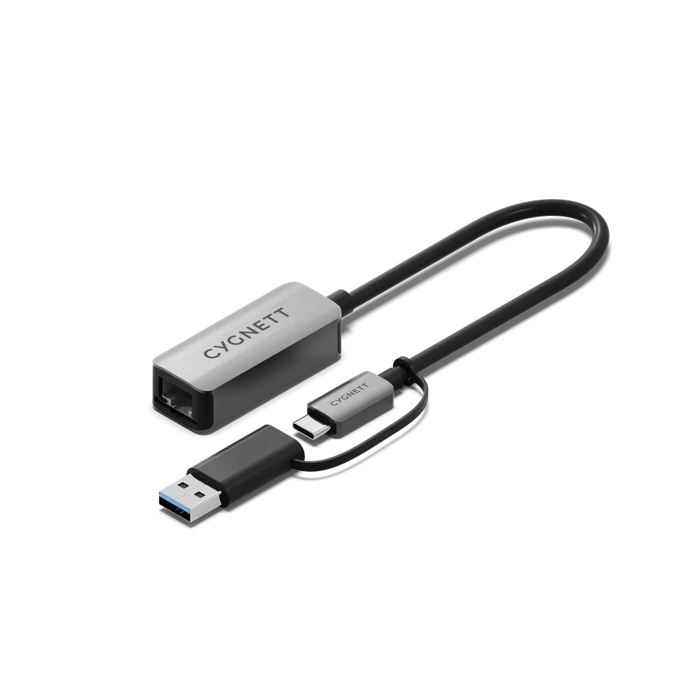 Cygnett adattatore Ethernet USB-C 2,5 Gbps hub