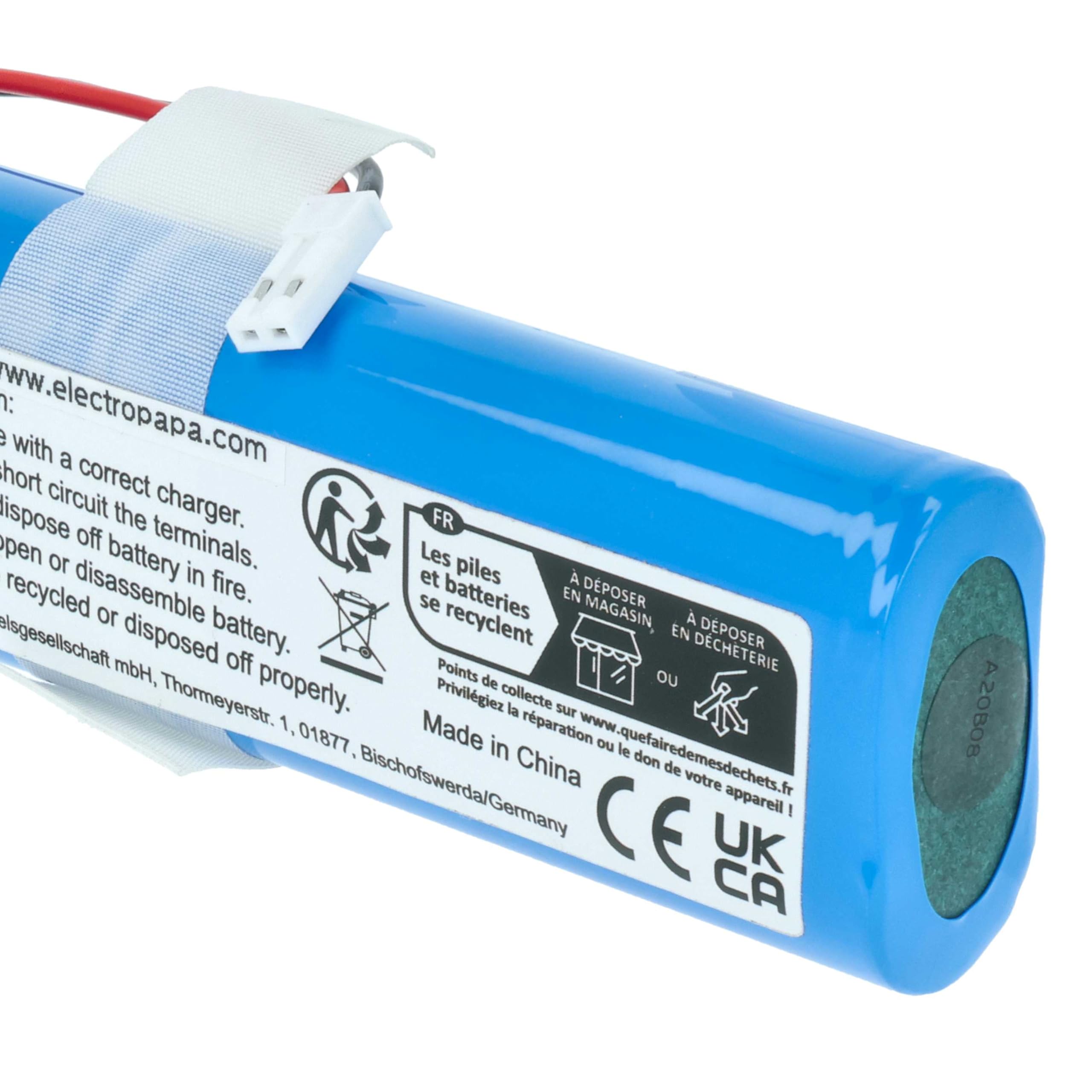 vhbw Batteria V3s Pro robot aspirapolvere 2600 mAh Li-Ion
