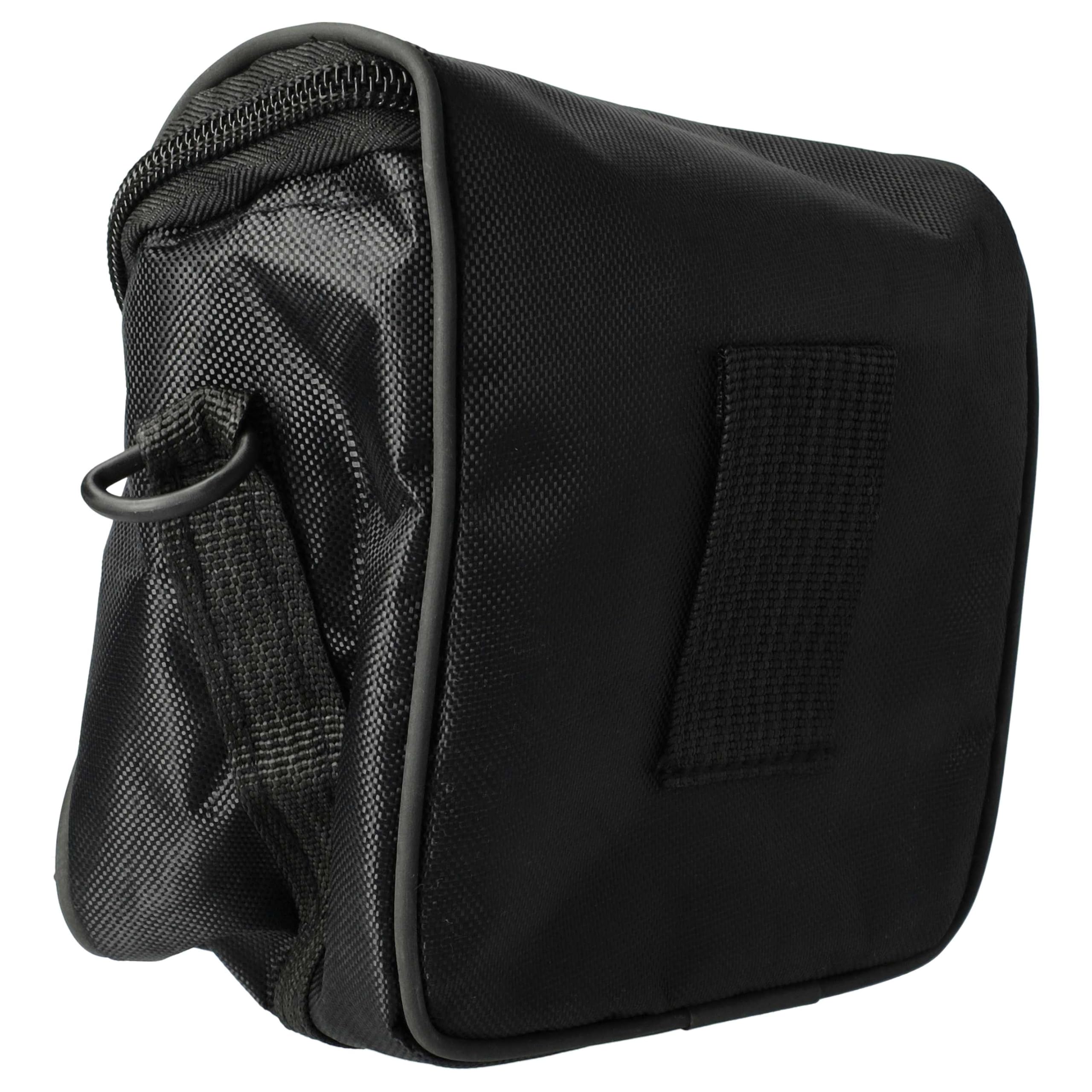 vhbw Custodia universale M borsa fotocamera nera da cintura
