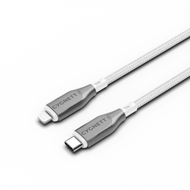 Cygnett Armoured Cavo Lightning USB-C 2m Bianco 30W