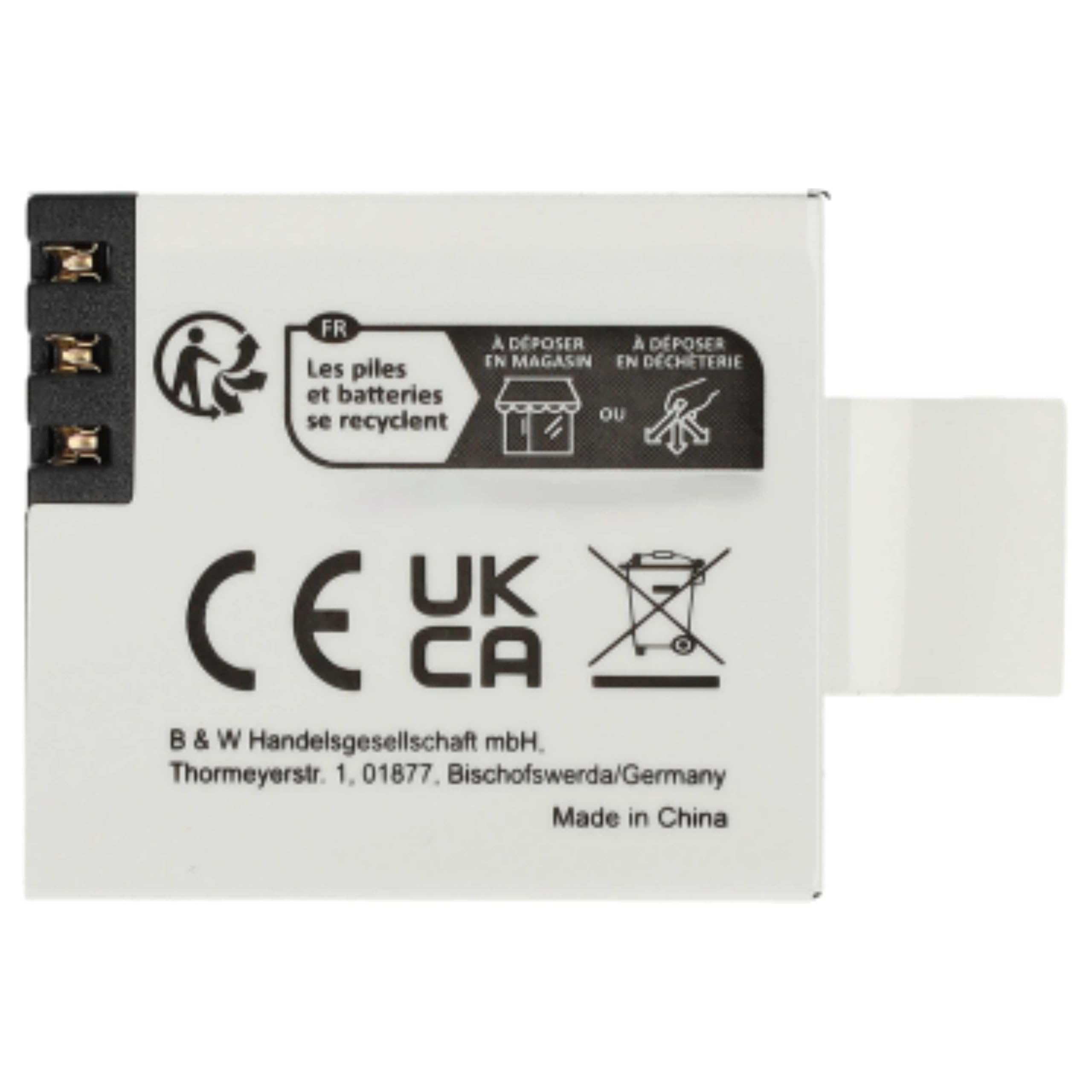 vhbw Set 2 batterie action cam SJ4000 900mAh per DBPower