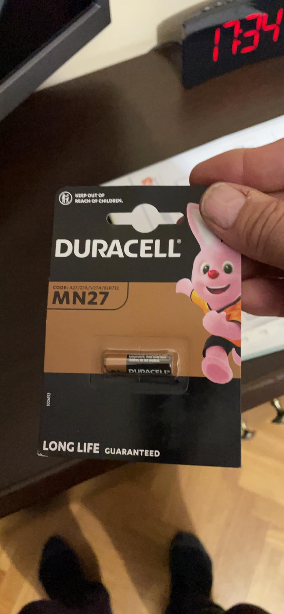 Duracell MN27 Batteria 27A 12V Confezione da 2 Alcalina