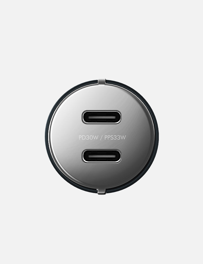 Energea AluDrive D60 caricatore auto Gunmetal doppia porta
