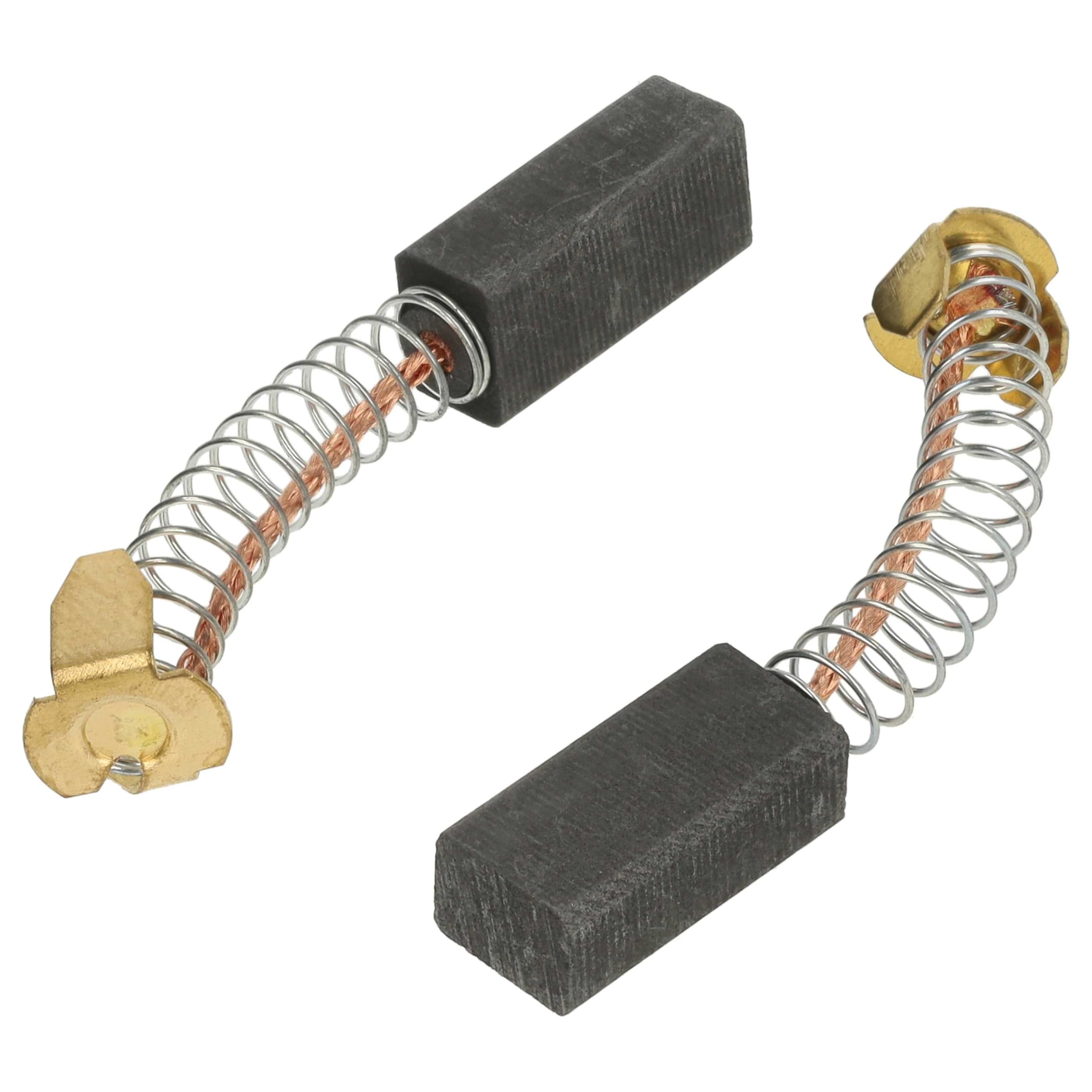 vhbw Spazzole carbone 6x8x18 mm utensile elettrico 2x grafite