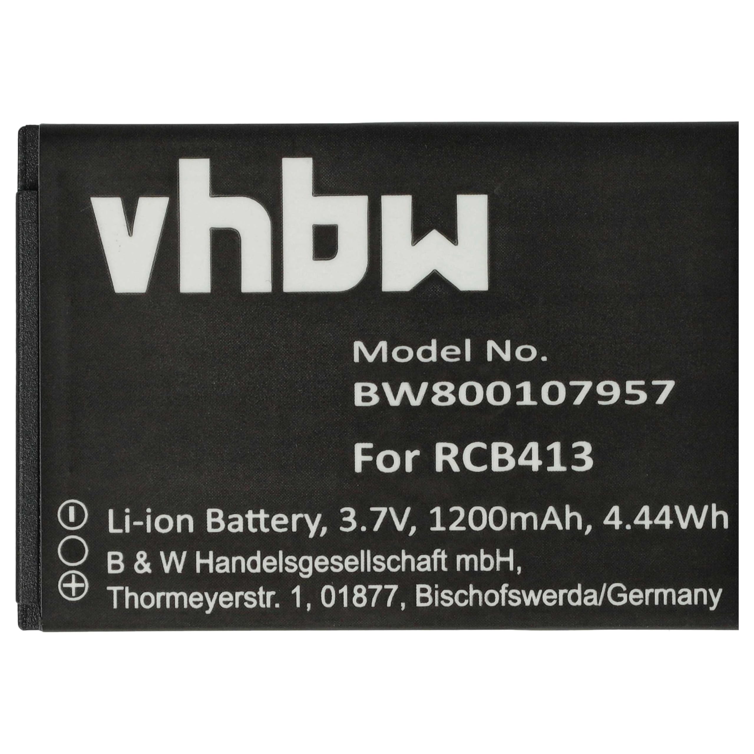 vhbw Batteria Doro Primo 413 Smartphone 1200mAh Li-Ion