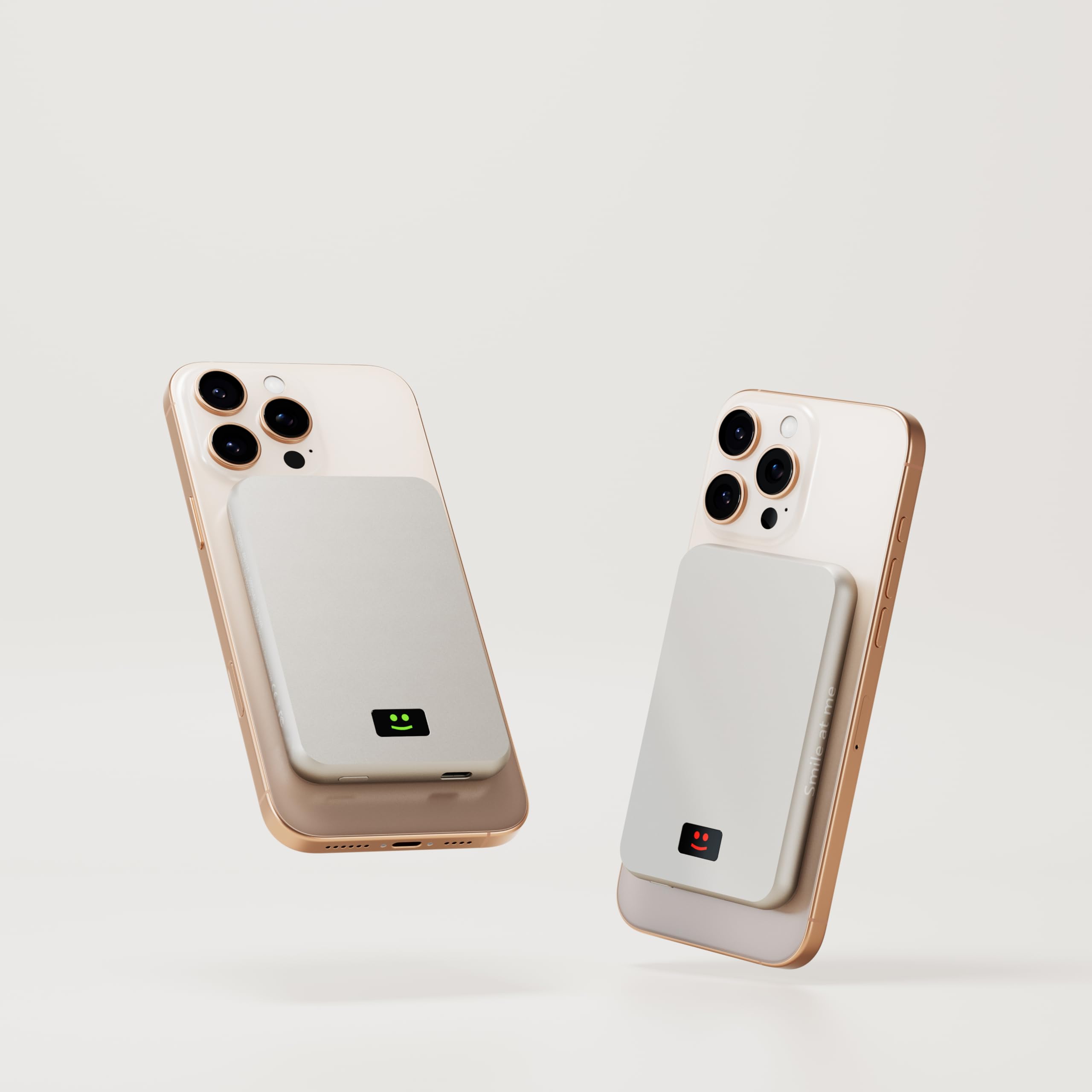 Xoopar Smile Power Bank 5000 mAh Grigio MagSafe
