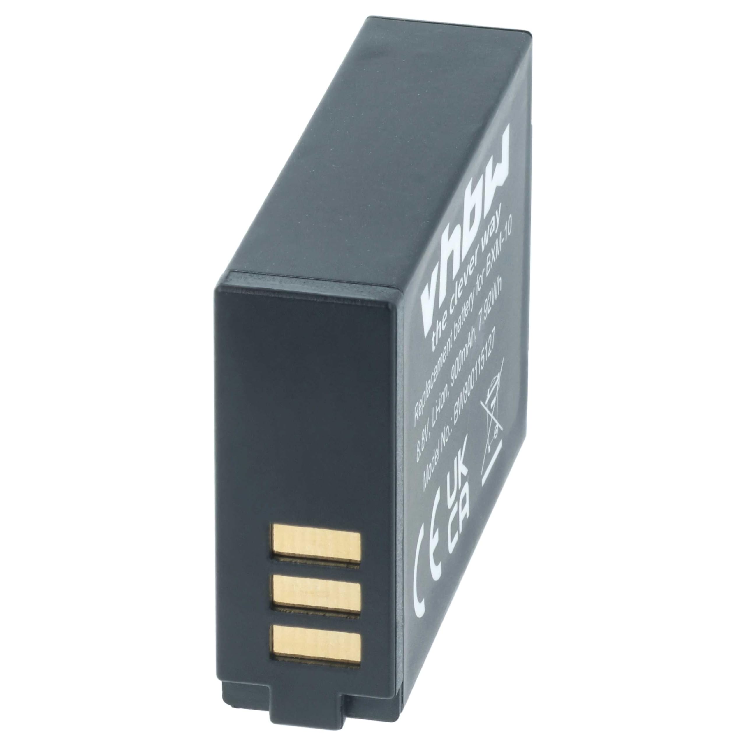 vhbw BXM-10 batteria fotocamera 1x 900mAh per Yi M1