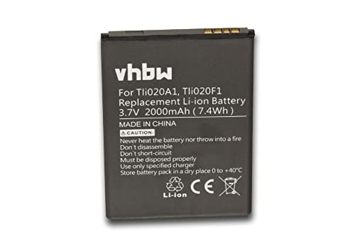 vhbw batteria smartphone 2000mAh per Alcatel OT-5042D 3,8V