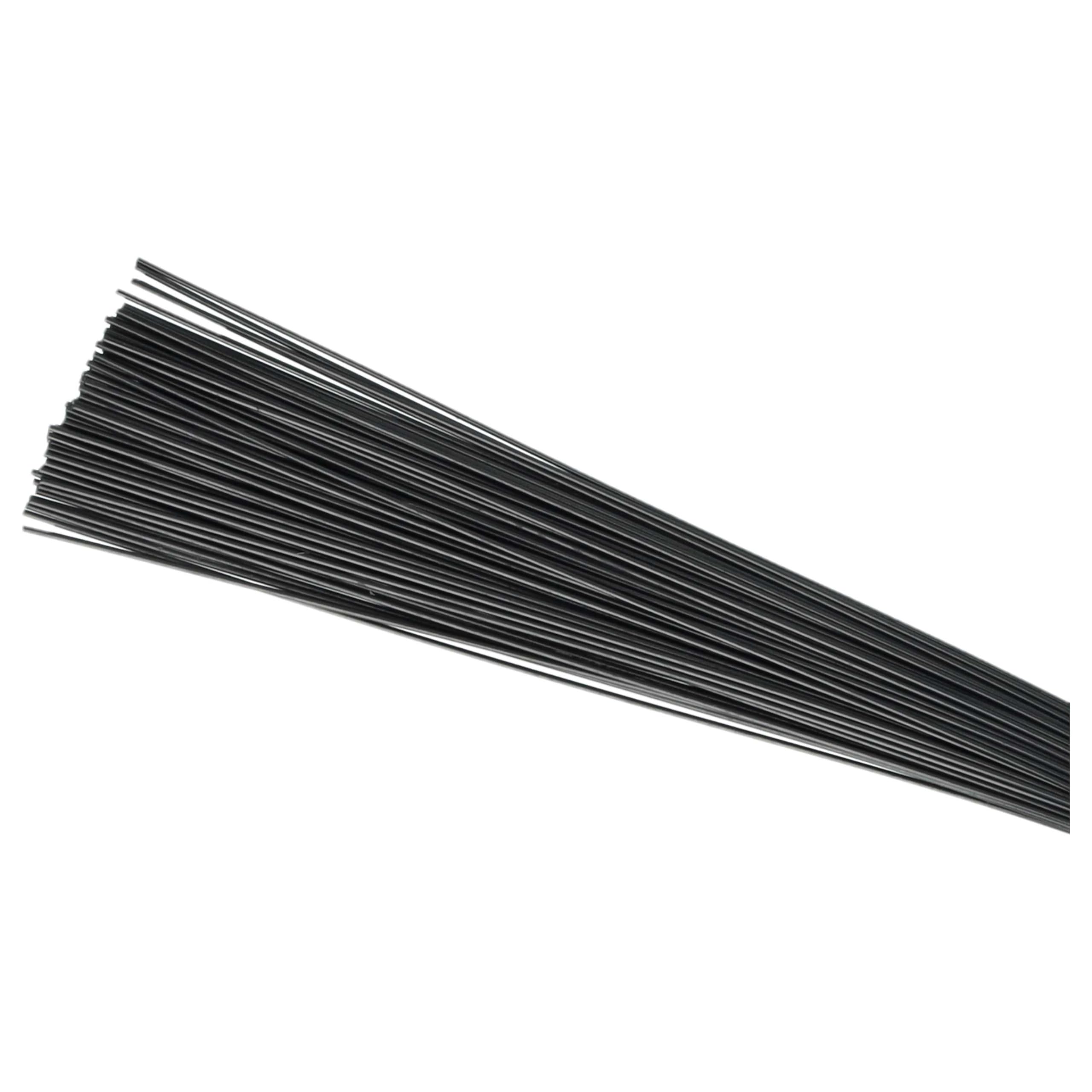 vhbw spazzola laterale nera 4x per Ariete Evolution 2.0