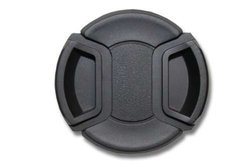 vhbw Copriobiettivo 49 mm snap-on nero