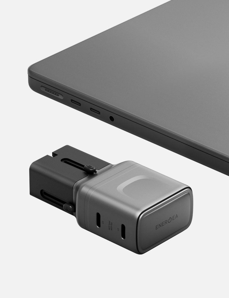 Energea TravelGo Adapter 65 adattatore viaggio 65W gunmetal