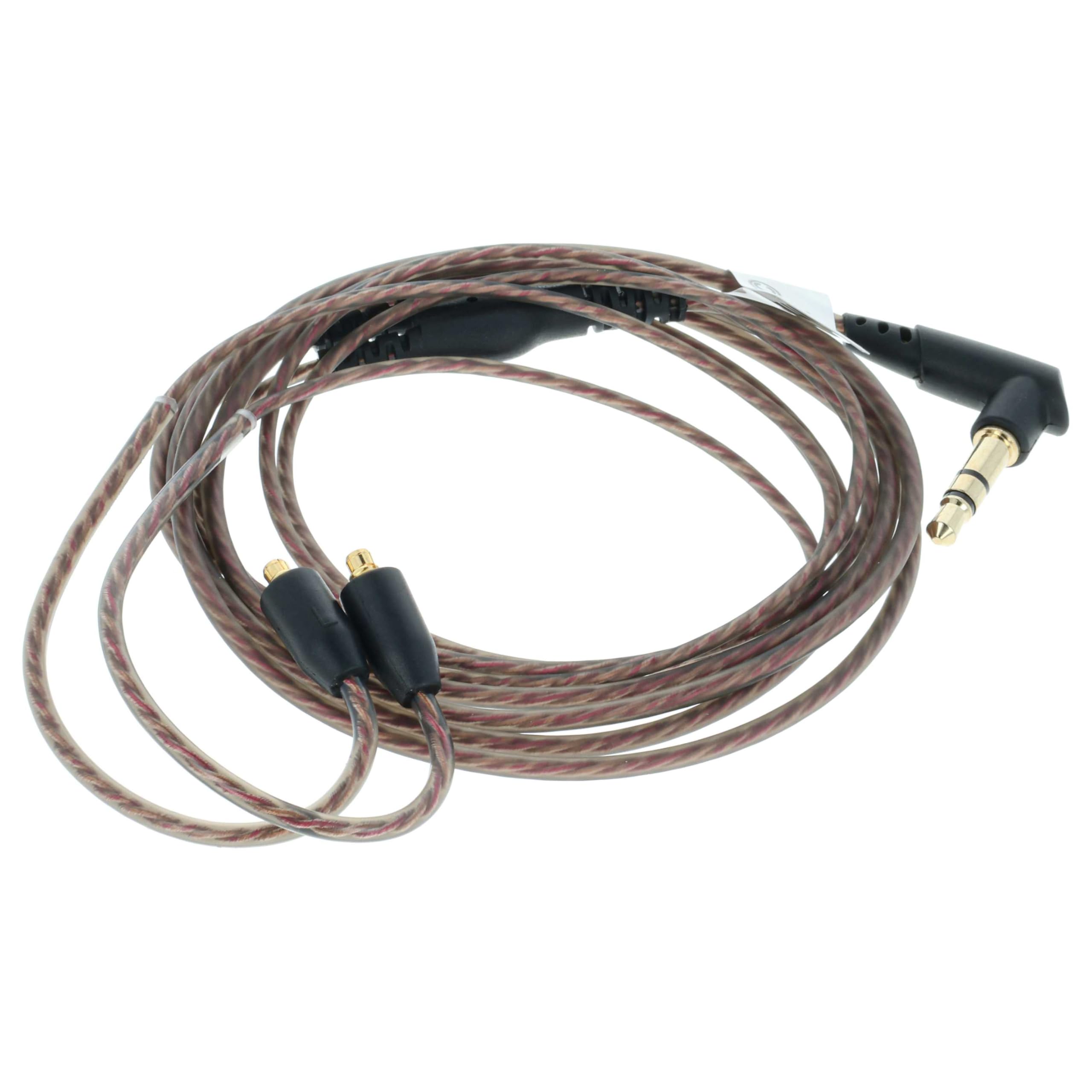 vhbw Cavo AUX Shure SE215-SE846 jack 3,5mm nero