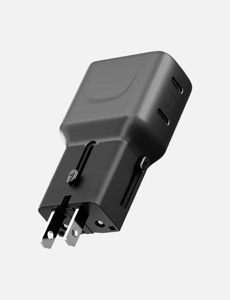 Energea TravelGo Adapter 65 adattatore viaggio 65W gunmetal