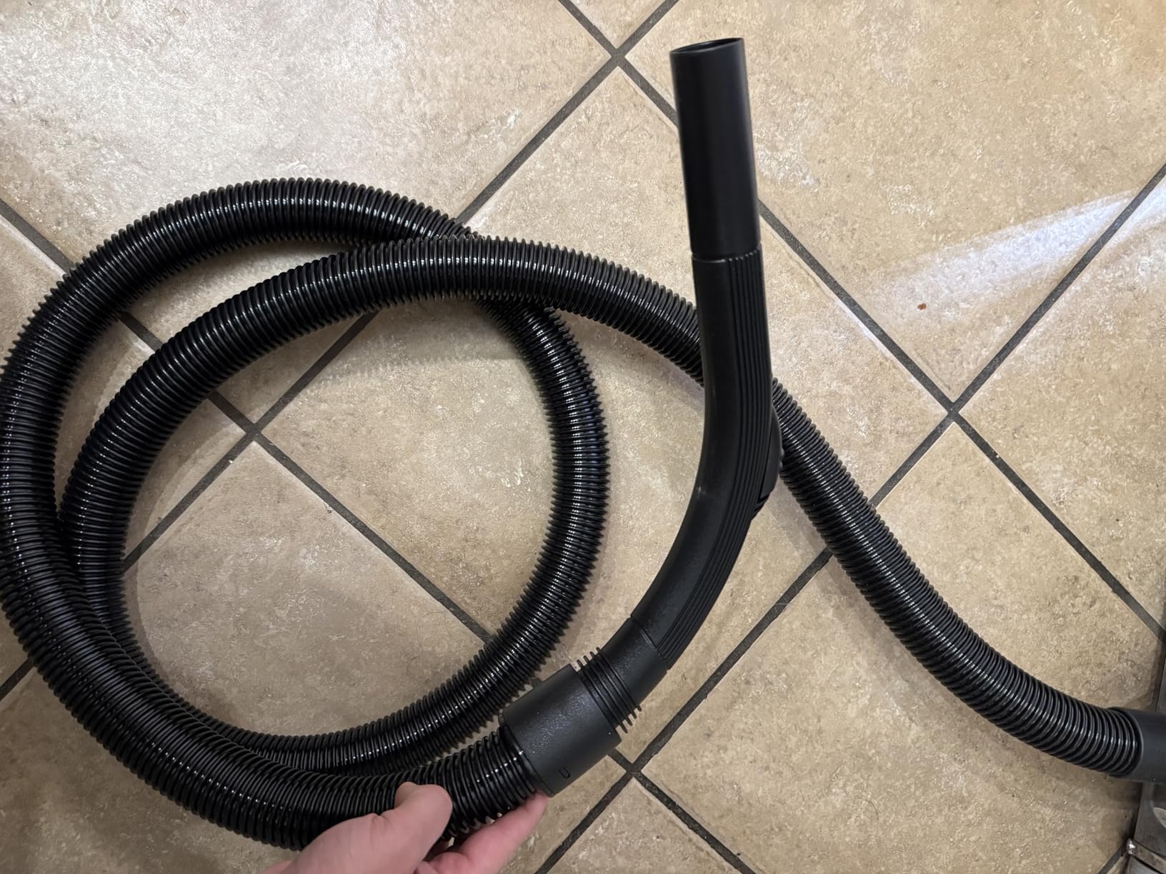 vhbw Tubo Flessibile 3 m per Kirby G7 Aspirapolvere Nero