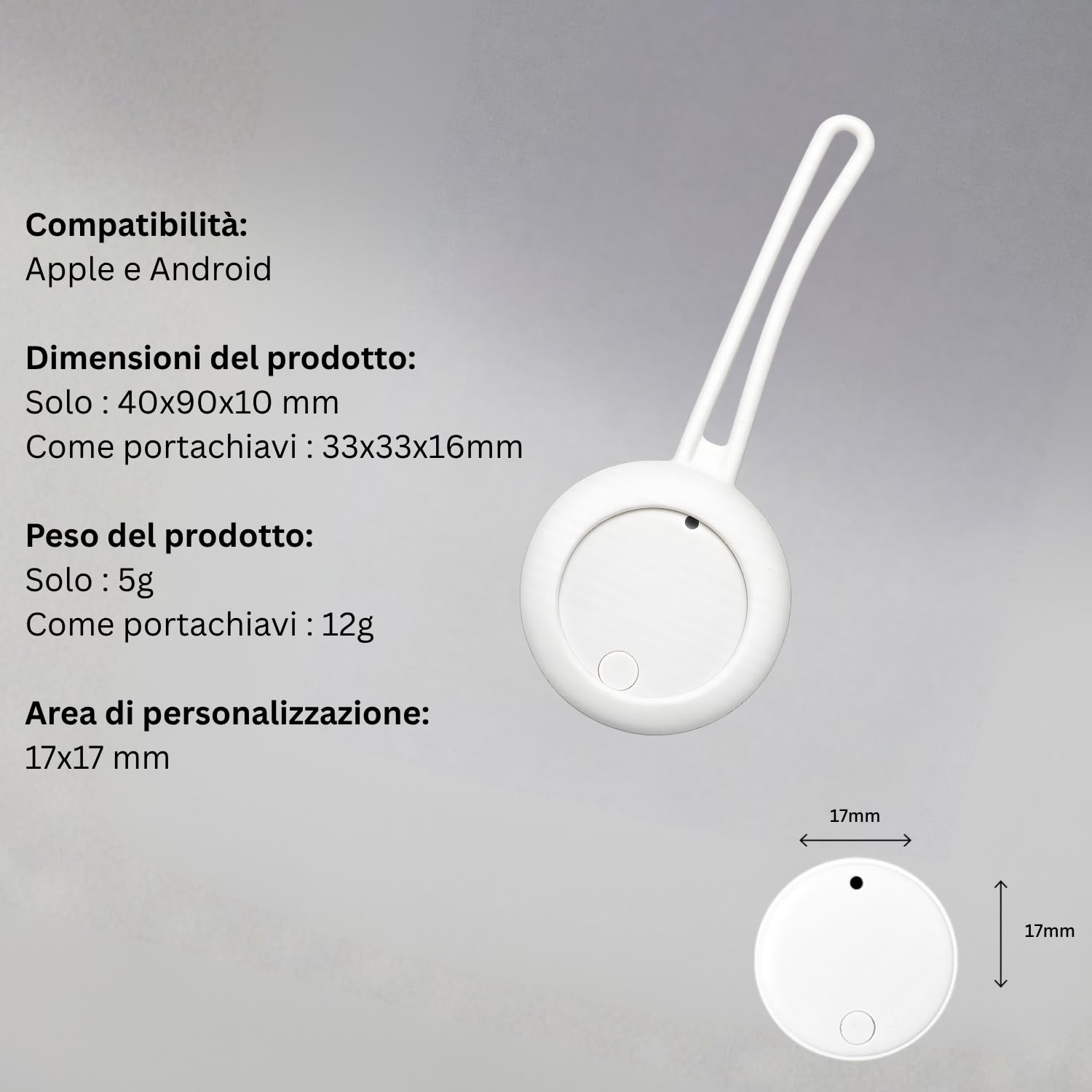 Xoopar Smart Tracker Localizzatore Bluetooth Chiavi