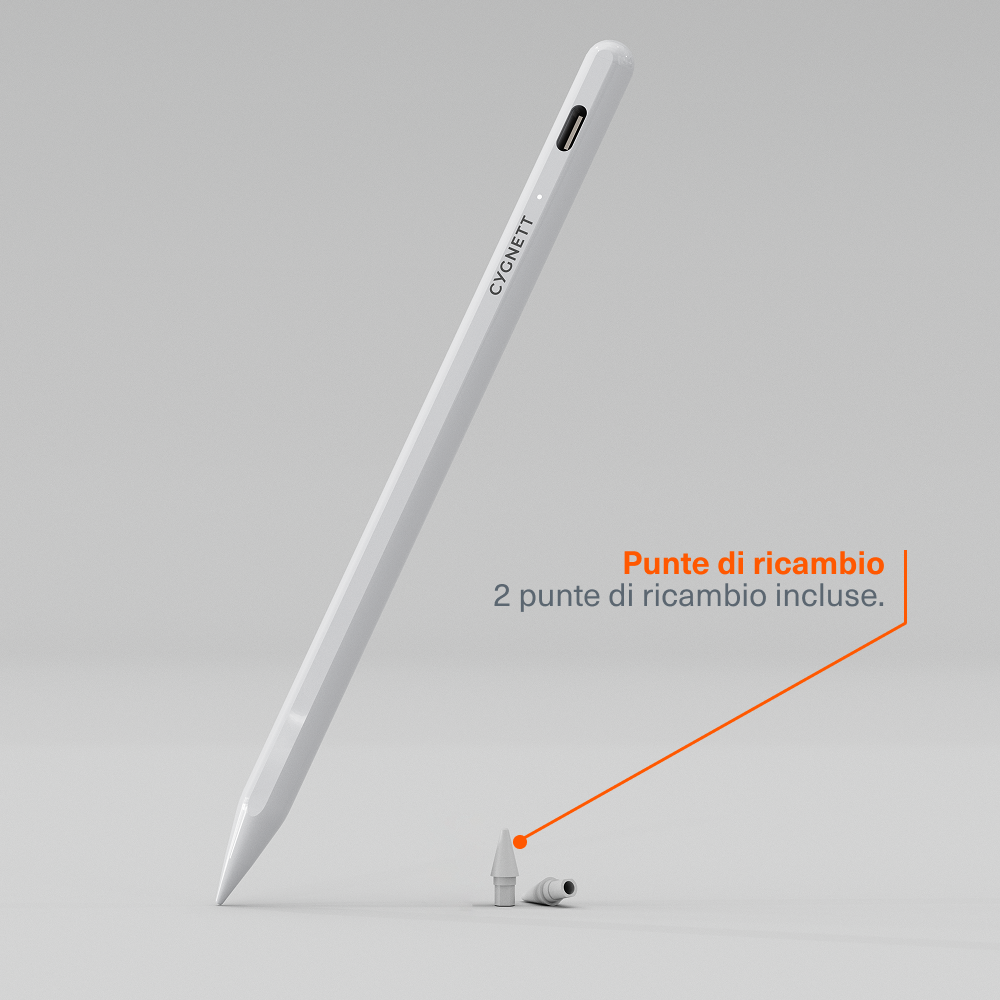 Cygnett FindPen Stylus iPad con Dov’è Bianco USB-C