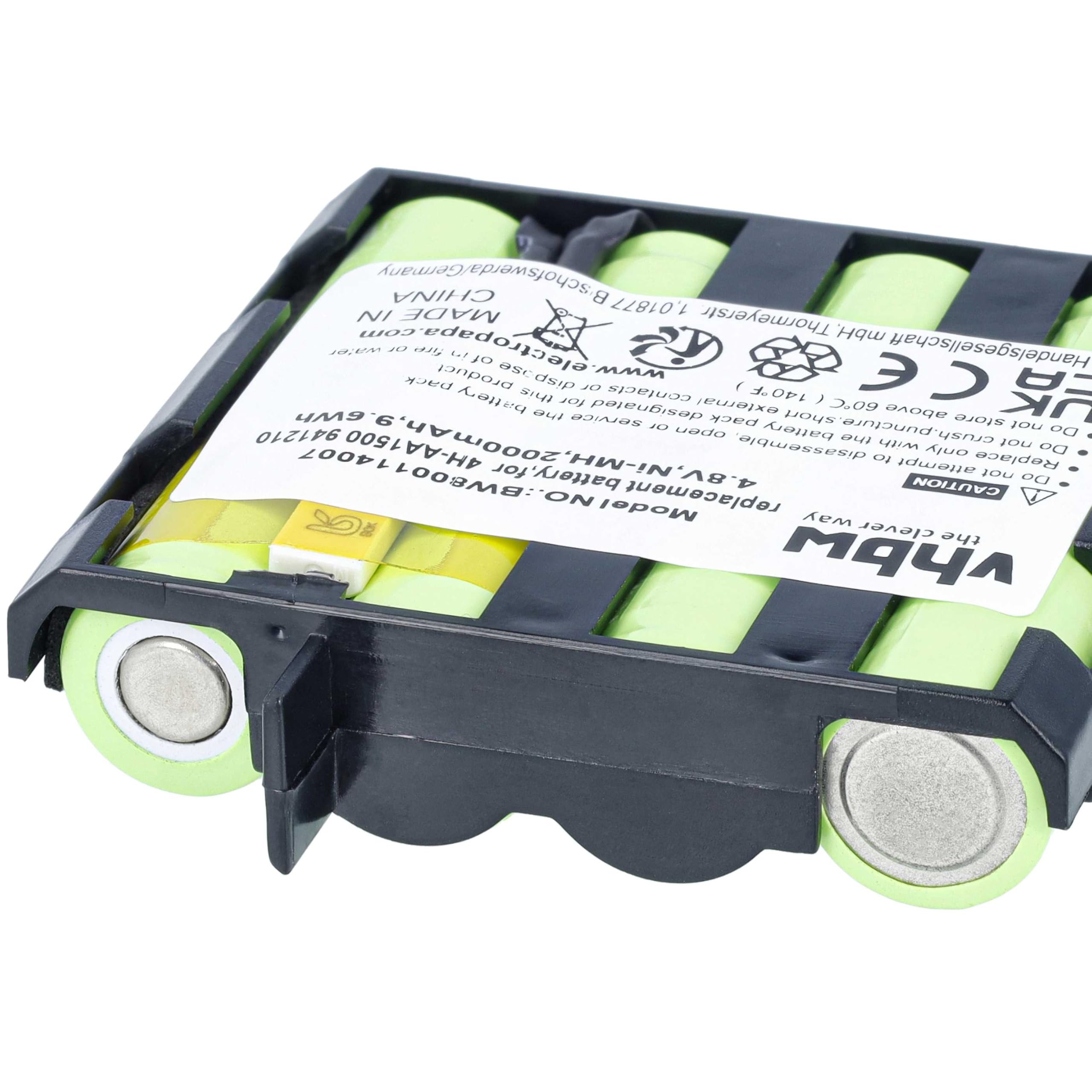 vhbw Batteria Compex Edge US Elettrostimolatore NiMH