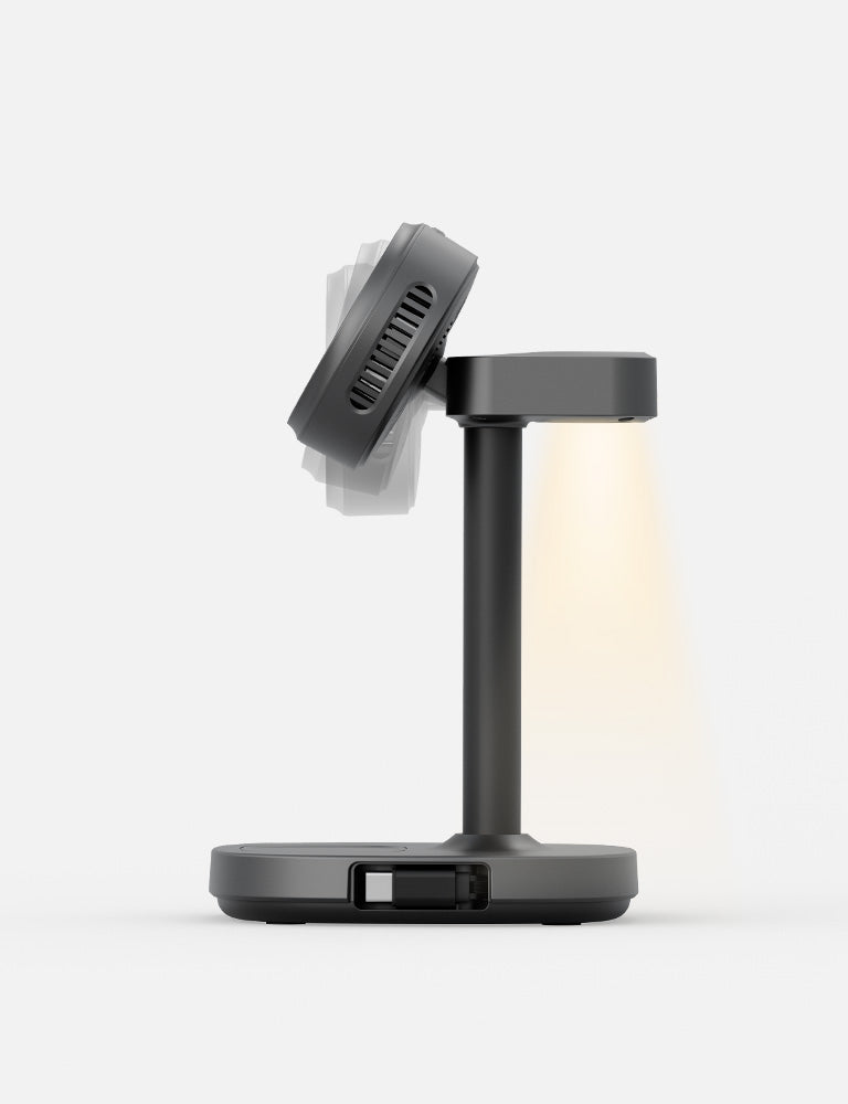 Energea MagArctic Stand stazione ricarica gunmetal Qi2